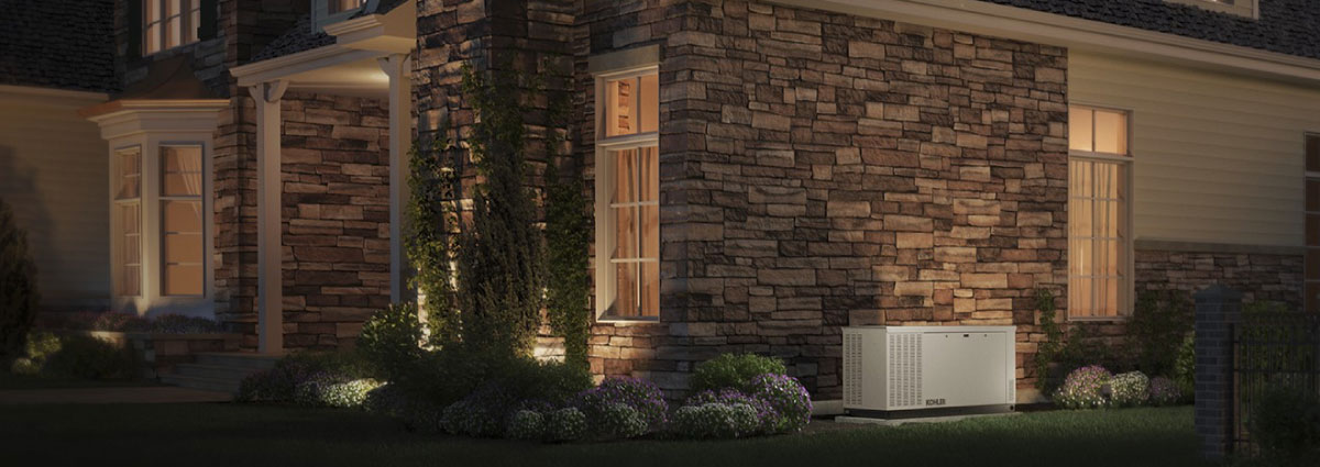 Keep the lights on through a power outage with a Standby Generator from Kohler.